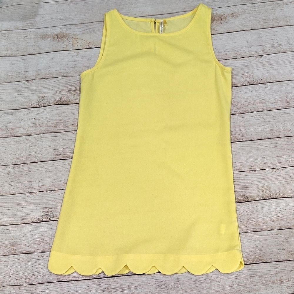 Yellow Sleeveless Kids Dress